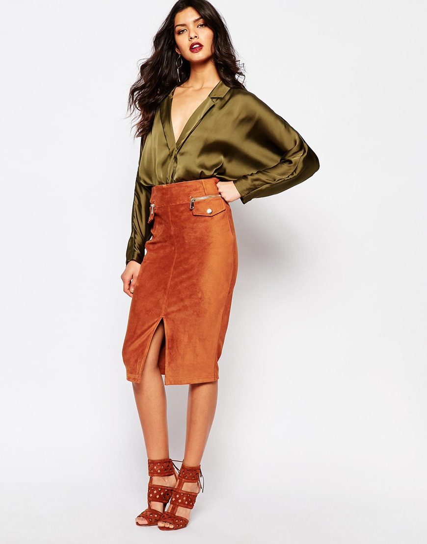 suede skirt